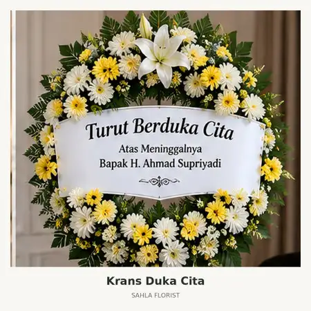Krans Bunga Duka Pati Kota