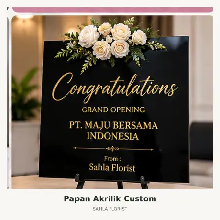 Papan Bunga Akrilik Pati Kota
